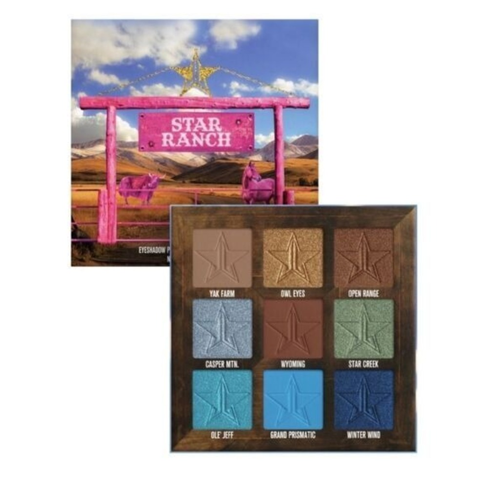 Star Ranch Palette Jeffree Star New in Box Nature inspired colors blue tan brown